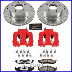KC2119-36 Powerstop 2-Wheel Set Brake Disc and Caliper Kits Front for Jeep 93-98
