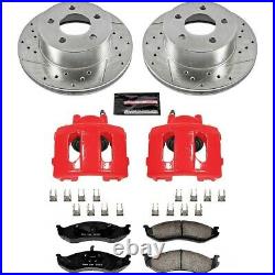 KC2119 Powerstop Brake Disc and Caliper Kits 2-Wheel Set Front for Jeep Wrangler