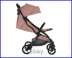 Kikkaboo Cloe Baby Stroller Pushchair Cabin-Approved Rubber Tires Pink