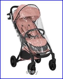 Kikkaboo Cloe Baby Stroller Pushchair Cabin-Approved Rubber Tires Pink