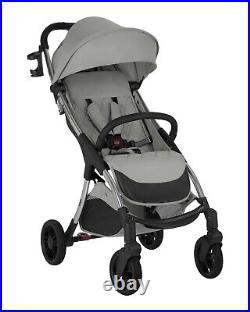 Kikkaboo Cloe Baby Stroller Pushchair Cabin Approved from Birth to 22kg Grey