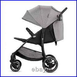 Kinderkraft TRIG2 Lightweight Stroller Baby Pushchair for Birth to 24 kg Grey