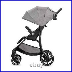 Kinderkraft TRIG2 Lightweight Stroller Baby Pushchair for Birth to 24 kg Grey
