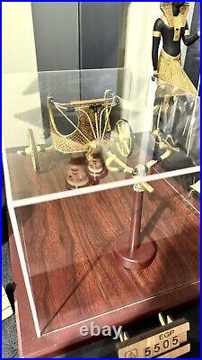 King Tutankhamun Chariot Wheels Authentic Replica from the Boy Pharaoh's Era