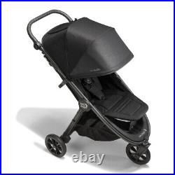 Latest Baby Jogger City Mini GT2 Opulent Black All Terrain Pushchair 0 to 22kg