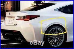 Lexus RC F extended wheel arch molding from Japan White BRAND NEW