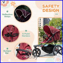 Lightweight Running Pushchair With Fully Reclining from Birth to 3 Years