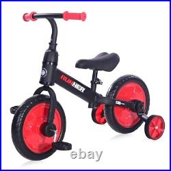 Lorelli Runner 2 in 1 balance bike with EVA wheels Red and Black From 3-5 Years