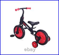 Lorelli Runner 2 in 1 balance bike with EVA wheels Red and Black From 3-5 Years