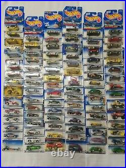Lot Of 75 Hot Wheels From the Late 90s & Early 00s All Still on Card FREE SHIP