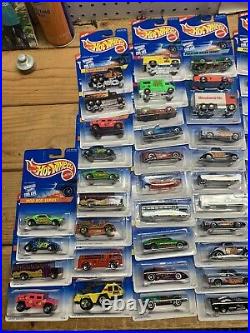 Lot of 200+ NEW Hot Wheels all Still On Cards Most from Mid To Late 90s
