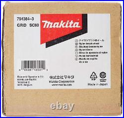 Makita 794384-3 Grit Nylon Brush Wheel 120-80 for Sander Brand NEW from JPN