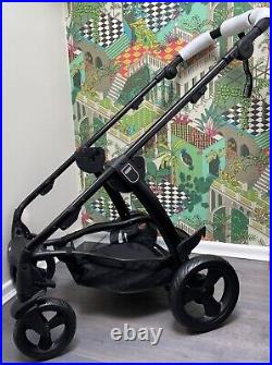 Mamas and Papas SOLA2 / SOLA BLACK CHASSIS Wheels Brakes Handle & Basket NEW