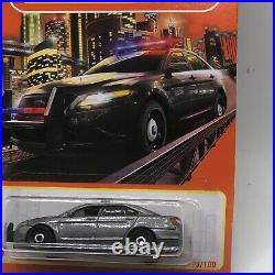 Matchbox Ford police interceptor Gray- from 2021 Rare Limited NEW IN PACK