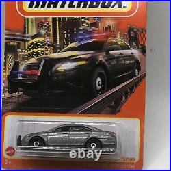 Matchbox Ford police interceptor Gray- from 2021 Rare Limited NEW IN PACK