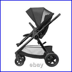 Maxi-cosi Adorra Luxe Baby Stroller Pushchair Shock Absorb Wheels Twillic Black