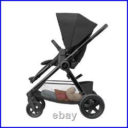 Maxi-cosi Adorra Luxe Baby Stroller Pushchair Shock Absorb Wheels Twillic Black