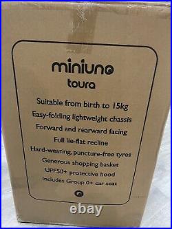 Miniuno Toura Travel System Grey Herringbone