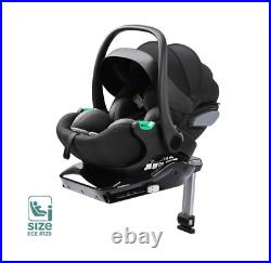 Miniuno TouraGo Travel System Lie Flat i Size Car seat Footmuff Base Anthracite