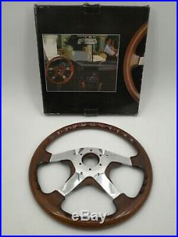 Momo ASTRA 380mm Radica 4 Spoke steering wheel From 1991 New Old Stock Very Rare