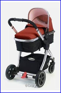 Mothercare 4-Wheel Journey Travel System Red Ochre