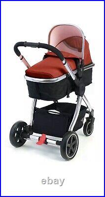 Mothercare 4-Wheel Journey Travel System Red Ochre