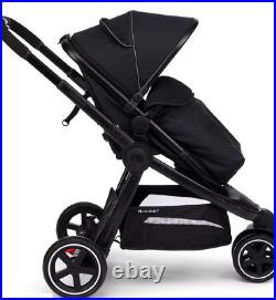 Mothercare Journey 3-Wheel Black Baby Travel System-Black