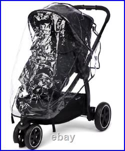 Mothercare Journey 3-Wheel Black Baby Travel System-Black