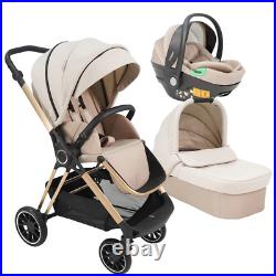 My Babiie Billie Faiers MB250i 3in1 Travel System -Oatmeal Herringbone GRADE A