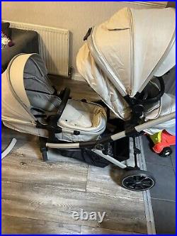 My Babiie MB33 Tandem Pushchair- Ivory