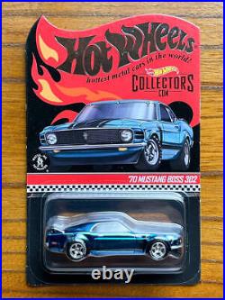 NEW Hot Wheels 70 MUSTANG BOSS 302 Minicar Only Red Line Club Rare From Japan