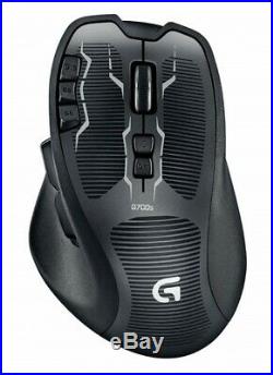 NEW Logicool G700s Rechargeable Gaming Mouse Black Wheel Button From Japan