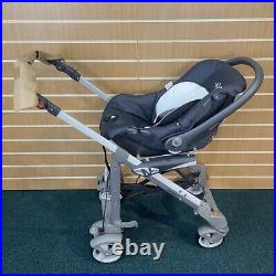 NeoNato Pram Pushchair Synchro Sport Baby Travel System Grey/White -Open Box 448