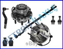 New 8pc Front Wheel Hub & Bearing Kit SRW Coarse Thread From 3/22/99 4x4 withABS
