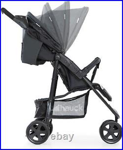 New Hauck Citi Neo II 3 Wheel Pushchair Pram Buggy upto 4 Years+Raincover Caviar