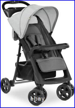 New Hauck Shopper Neo II Pushchair Buggy Stroller Grey+Raincover upto 4 Years