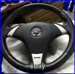 Nissan Genuine OP MOMO Steering wheel Fairlady Z 33 300ZX From Japan