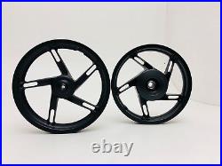 Pair of Wheel Rims Honda PCX 125 150 Years from 2010 to 2017 Black New