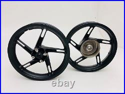 Pair of Wheel Rims Honda PCX 125 150 Years from 2010 to 2017 Black New