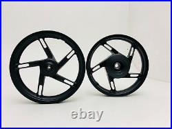 Pair wheel rims honda pcx 125 150 from year 2010 to 2017 black new original