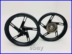 Pair wheel rims honda pcx 125 150 from year 2010 to 2017 black new original