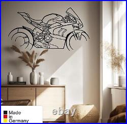 Panigale v4r Metal Wall Art, Motorcycle Wall Art, Motorcycle Wall Decor