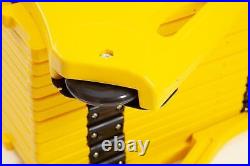 Plastic Expandable Barrier/Gate Black & Yellow on Wheels  Expands from to