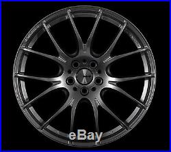 RAYS HOMURA 2x7 Wheels 19x8.0J +48 5x112 Spark Plated Silver set of 4 from JAPAN
