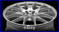 RAYS HOMURA 2x7 Wheels 19x8.0J +48 5x112 Spark Plated Silver set of 4 from JAPAN
