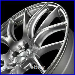 RAYS HOMURA 2x7AG Wheels 19x8.0J/9.0J +38/+38 Silver for LEXUS IS/GS from JAPAN