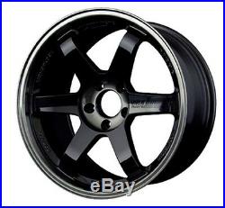 RAYS VOLKRACING TE37SL Forged Wheels 9.0J-18 +45 Pressed Double Black from JAPAN