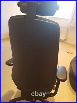 RH Logic 220 High Back Office Chair, Black with Neckrest (RRP £1600)