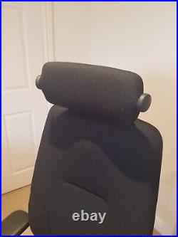 RH Logic 220 High Back Office Chair, Black with Neckrest (RRP £1600)