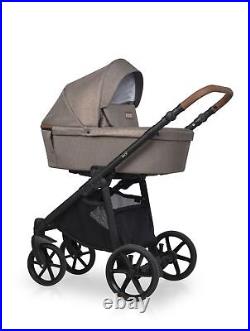 RIKO BASIC IDOL BABY PRAM 3in1 CARRYCOT + PUSHCHAIR + CAR SEAT